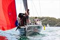 Little Nico leading while looking for breeze at the LGT Wealth Management Australia Cup