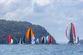 Fleet heading out of Pittwater last year - Pantaenius Pittwater Regatta