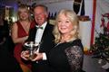 Mike White and wife Columba (Bellone) receiving the Cowper Passage trophy - Pwllheli SC Christmas Prize-giving