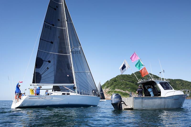 She's the One takes the Div 3 gun - Sail Port Stephens 2025 Passage Series, Day 4 photo copyright Promocean Media taken at Newcastle Cruising Yacht Club and featuring the IRC class