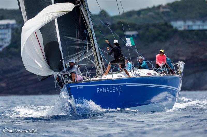 Katy Campbell's Salona 45 Panacea X at Antigua Sailing Week - photo © Paul Wyeth / pwpictures.com
