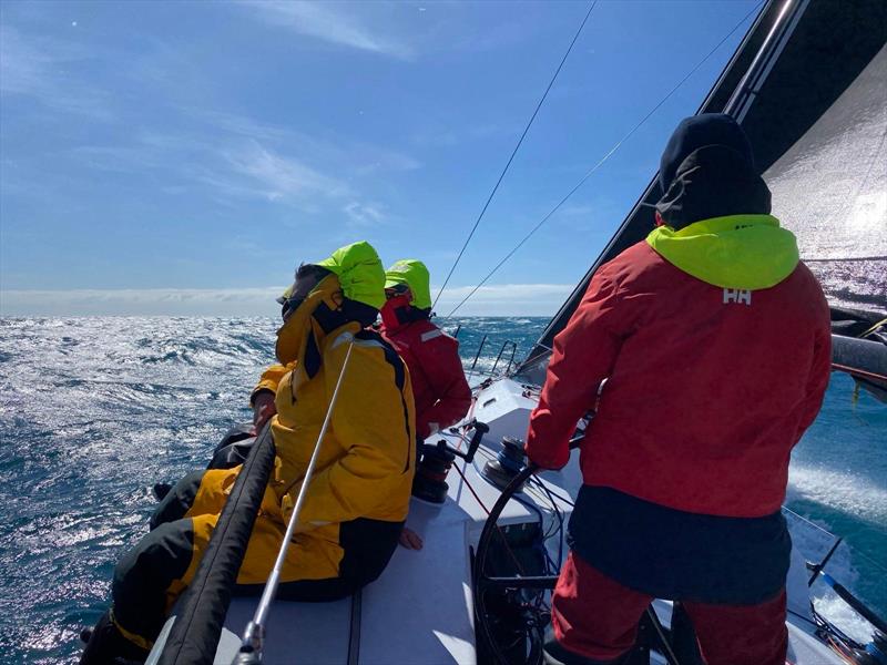 On board AdvantEdge during the Three Hummock Island Yacht Race photo copyright AdvantEdge taken at Port Dalrymple Yacht Club and featuring the IRC class