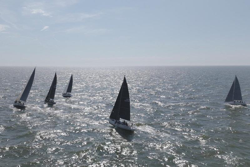 Class 1 Race 1 start off Ramsgate - Spring Series at Royal Temple YC day 1 photo copyright Karen Cox taken at Royal Temple Yacht Club and featuring the IRC class
