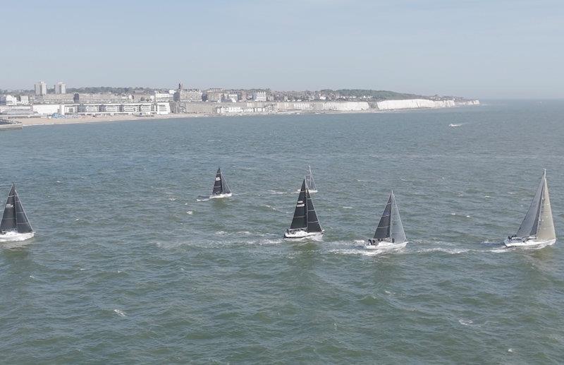 Class 1 Race 1 start off Ramsgate - Spring Series at Royal Temple YC day 1 photo copyright Karen Cox taken at Royal Temple Yacht Club and featuring the IRC class