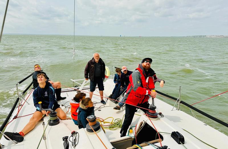 Junior race training aboard 'Assassin' - Spring Series at Royal Temple YC day 4 photo copyright Alex Jackson taken at Royal Temple Yacht Club and featuring the IRC class