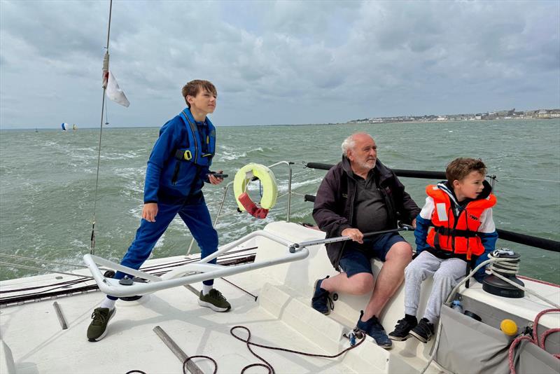 Junior race training aboard 'Assassin' - Spring Series at Royal Temple YC day 4 photo copyright Alex Jackson taken at Royal Temple Yacht Club and featuring the IRC class