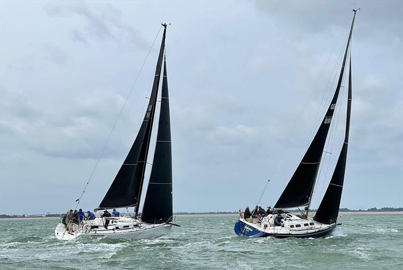 'Warrior' and 'Stiletto' stuck together like glue - Spring Series at Royal Temple YC day 4 - photo © Lucy Dames