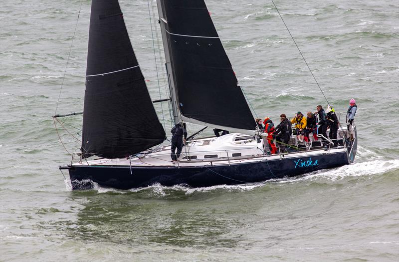 Round the Island Race - passing St Catherine's Point - photo © Martin Augustus / www.sailingimages.co.uk