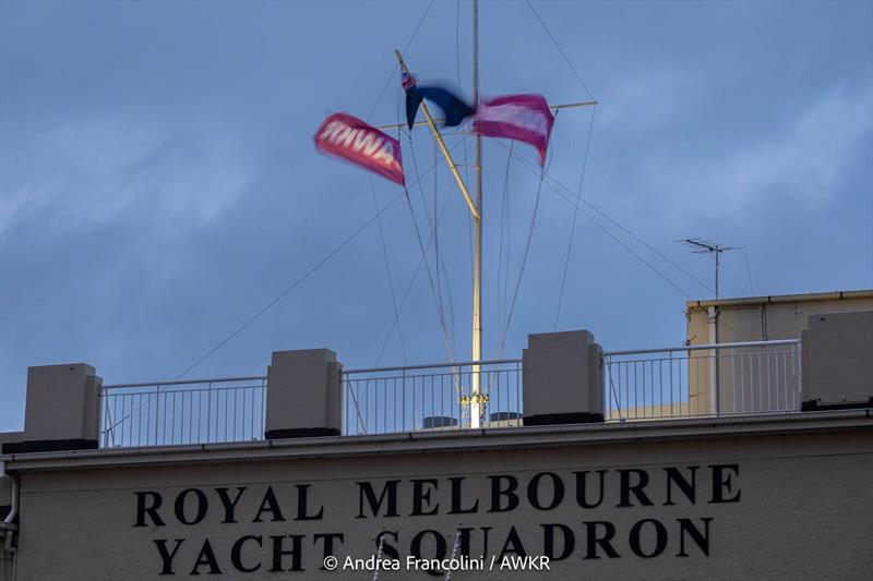 An overabundance of wind at the AWKR this morning - photo © Andrea Francolini / AWKR