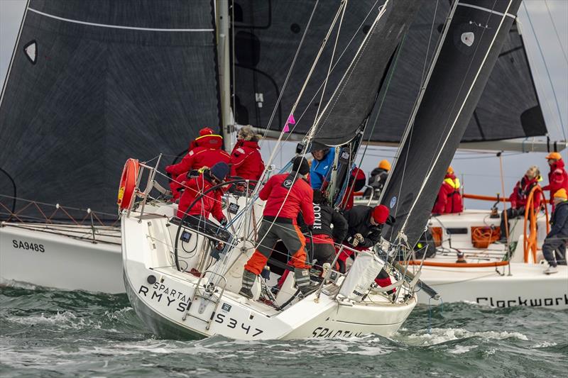 Spart on the course today with Taylor Parkes aboard - Australian Women's Keelboat Regatta day 2 - photo © Andrea Francolini / AWKR
