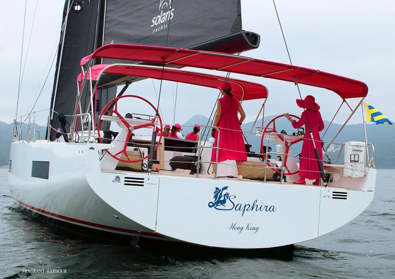 Ladies in pink during the Hong Kong Open Ladies'/Girls' Champs Regatta 2025 - photo © HHYC