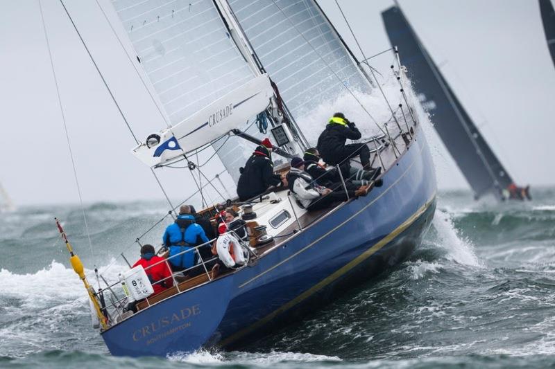 A modern-day contender - Crusade, the 1969 classic Gurney 64 photo copyright Paul Wyeth / pwpictures.com taken at Royal Ocean Racing Club and featuring the IRC class