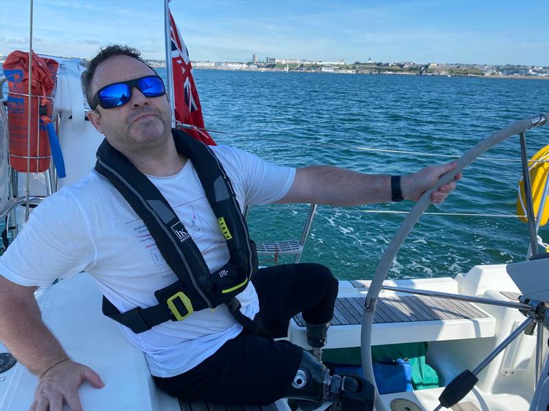 Vince Manley sailing on Stride Forward photo copyright Stride Forward taken at Cowes Combined Clubs and featuring the IRC class