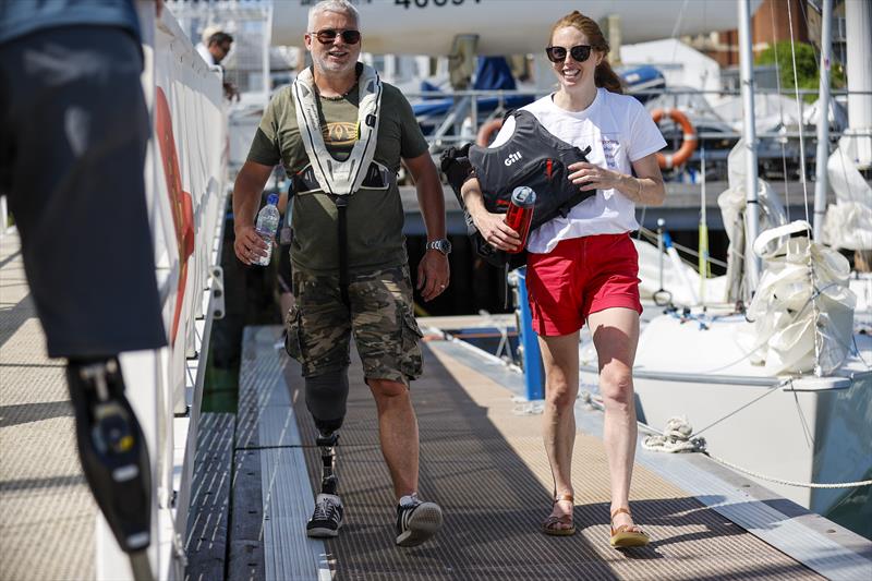 Holly King with mentee Stuart Campbell - photo © Paul Wyeth