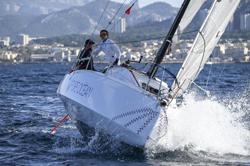 Charles Hénon and Clara Bayol racing the Sun Fast 30 Alwena for Pure Ocean - photo © Yohan Brandt