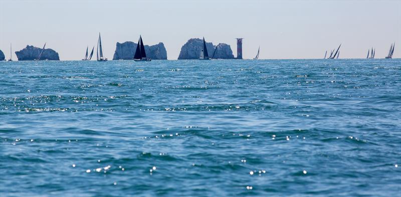 2025 Cowes Dinard St Malo Race Start photo copyright Martin Augustus / www.sailingimages.co.uk taken at Royal Ocean Racing Club and featuring the IRC class