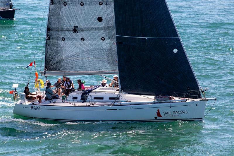 2025 Cowes Dinard St Malo Race Start photo copyright Martin Augustus / www.sailingimages.co.uk taken at Royal Ocean Racing Club and featuring the IRC class