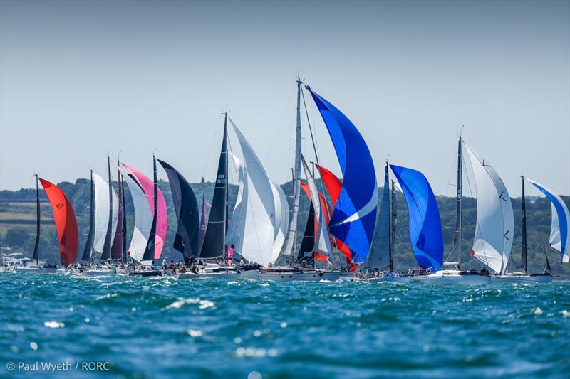 IRC Three fleet - 2025 RORC Cowes Dinard St Malo Race - photo © Paul Wyeth / RORC
