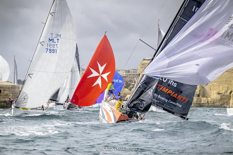 Start of the Rolex Middle Sea Race 2024 - photo © Kurt Arrigo / Rolex