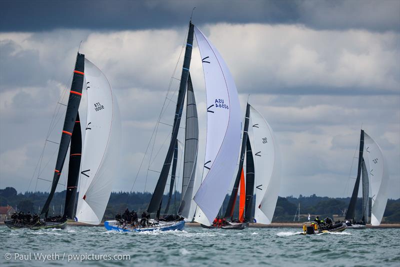 Admiral's Cup Inshore Racing on Tuesday - photo © Paul Wyeth / www.pwpictures.com