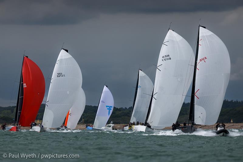 Admiral's Cup Inshore Racing on Tuesday - photo © Paul Wyeth / www.pwpictures.com