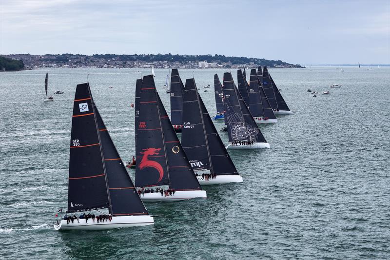 AC1 start in light airs - Admiral's Cup 2025 - photo © James Tomlinson / RORC