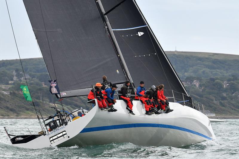 Black Pearl heads out of the Solent - RORC Admiral's Cup 2025 - photo © James Tomlinson / RORC