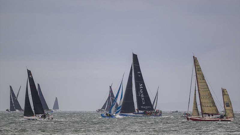 Heading out of the Solent during the Centenary Rolex Fastnet Race 2025 - photo © David Maynard / www.alleycatphotographer.com