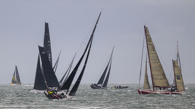 Heading out of the Solent during the Centenary Rolex Fastnet Race 2025 - photo © David Maynard / www.alleycatphotographer.com