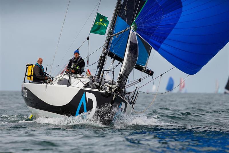 Ludovic Menahes's Raphael leads IRC Four in the Rolex Fastnet Race - photo © Paul Wyeth / RORC