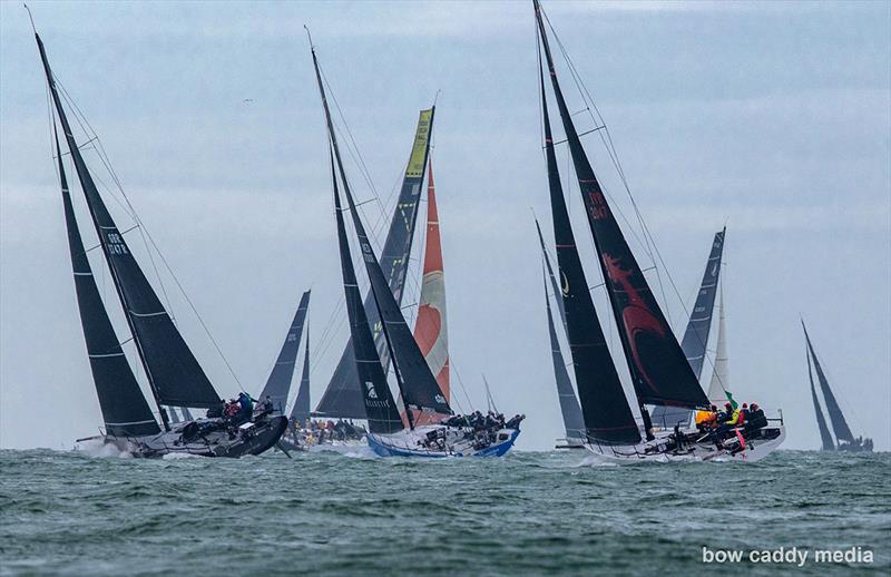 2025 Fastnet - The fleet heads west - photo © Bow Caddy Media