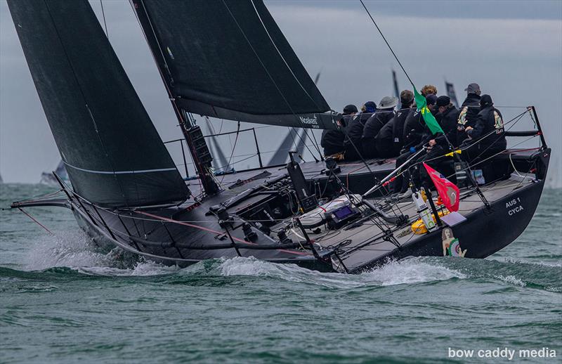 2025 Fastnet - Back2Black heads for the first tidal gate - photo © Bow Caddy Media