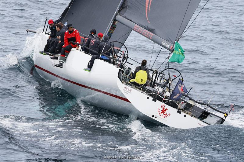 Admiral's Cup in the Rolex Fastnet Race - Beau Geste leads on IRC in AC1 - photo © Carlo Borlenghi / ROLEX