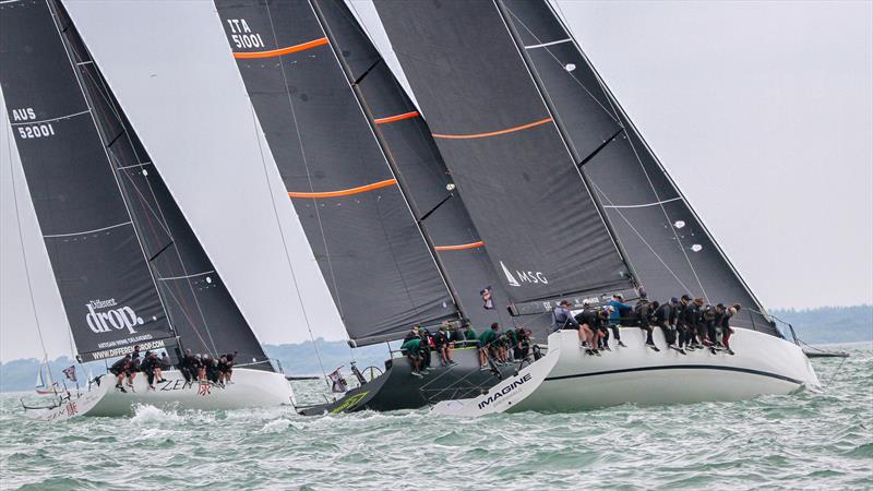 The `retired` Cups were noted for tight boat on boat racing - Inshore Race - Rolex Fastnet Race - July 24, 2025 - photo © Richard Gladwell - Sail-World.com/nz