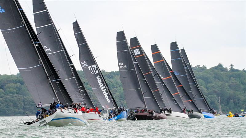 More tight racing for which the retired Cups were renowned - AC1 - Inshore Race - Rolex Fastnet Race - July 24, 2025 - photo © Richard Gladwell - Sail-World.com/nz