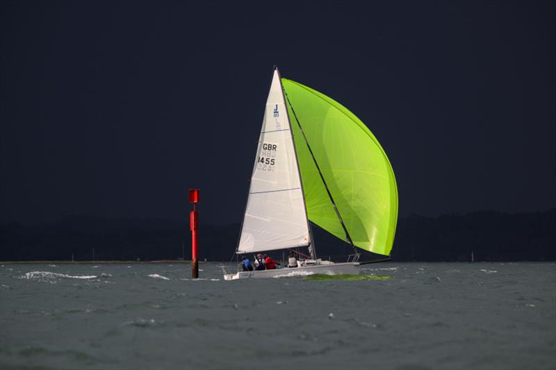 Apocalyptic conditions during an evening race in July at Lymington - photo © Jason Ludlow / www.jasonludlow.com