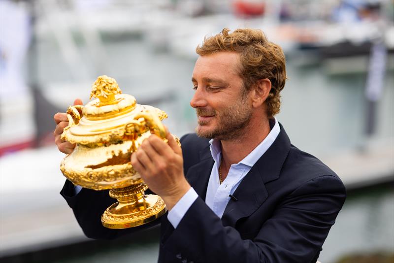 Pierre Casiraghi, Vice President of the Yacht Club de Monaco  - Admirals  Cup  - Prizegiving - Cerbourg - July 2025 - photo © Arthur Daniel/RORC