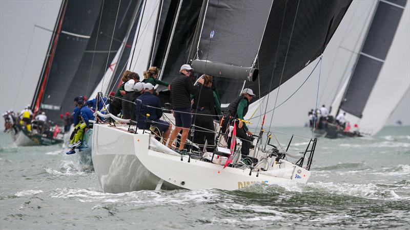 Django - AC2 -  Inshore Race - Admirals' Cup - July 24, 2025 - Cowes photo copyright Richard Gladwell - Sail-World.com/nz taken at Royal Ocean Racing Club and featuring the IRC class