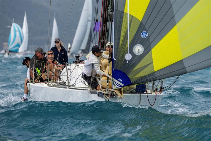 Jamhu 2 crew hard at work on day 1 of 74 Islands Distillery Airlie Beach Race Week - photo © Andrea Francolini / ABRW