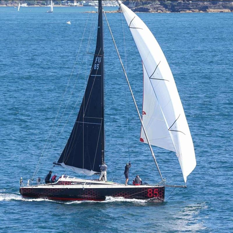 Le Tiroflan speeding down Sydney Harbour - photo © CYCA