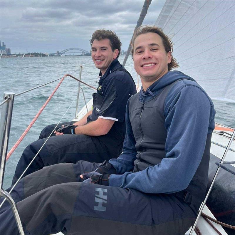 From left to right: Marcus Jones and Taylor Hodgkinson - photo © Le Tiroflan