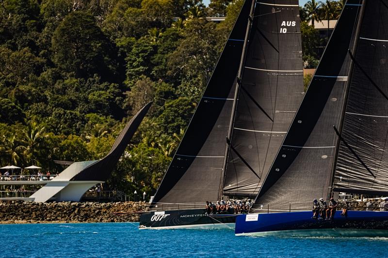 Moneypenny and Virago Rating 1 start in Dent Passage on day 1 at Hamilton Island Race Week - photo © Salty Dingo