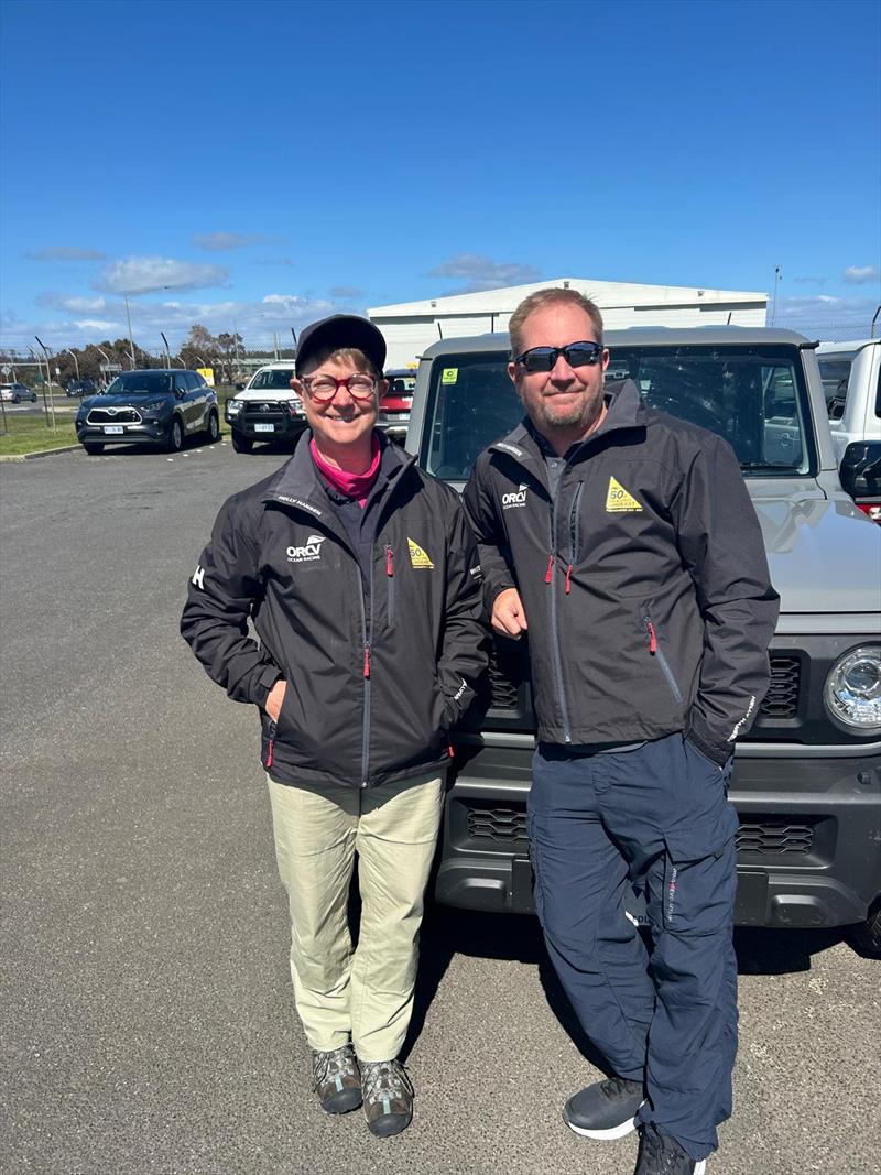 David Schuller (ORCV Sail Captain and Rear Commodore) and Catherine North last year's race directors - photo © Melissa Warren