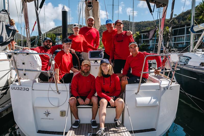 Tony Muller (far right sitting) and his Brava crew - SeaLink Magnetic Island Race Week - photo © Revolution Production