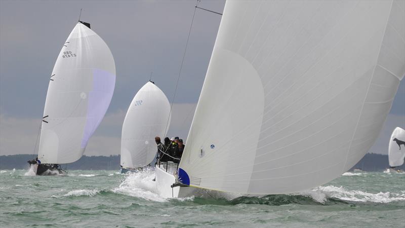AC1 (50fters) - Inshore racing - 2025 Admirals Cup - Cowes - July 2025 photo copyright Richard Gladwell - Sail-World.com/nz taken at Royal Ocean Racing Club and featuring the IRC class