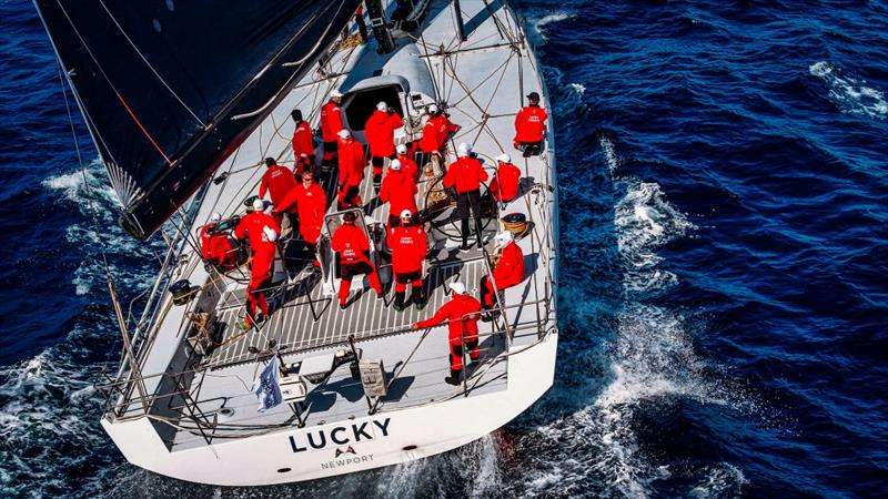Lucky on her way to a new record in the RORC Transatlantic Race - photo © Sailing Energy