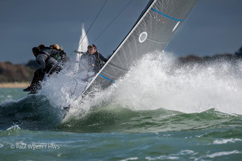 Hamble Winter Series 2025 Race Week 1 photo copyright Paul Wyeth / www.pwpictures.com taken at Hamble River Sailing Club and featuring the IRC class