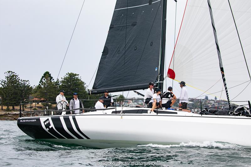 LGT Wealth Management Australia Cup - Michael Fountain's Bushranger was quick in the tough conditions photo copyright Nic Douglass for @sailorgirlHQ taken at Cruising Yacht Club of Australia and featuring the IRC class