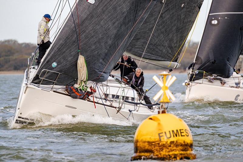 Hamble Winter Series 2025 Race Week 7 photo copyright Martin Allen Photography taken at Hamble River Sailing Club and featuring the IRC class
