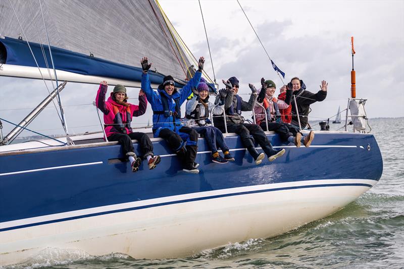 Hamble Winter Series 2025 Race Week 7 photo copyright Martin Allen Photography taken at Hamble River Sailing Club and featuring the IRC class